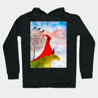 Red Witch Spell for Love Hoodie